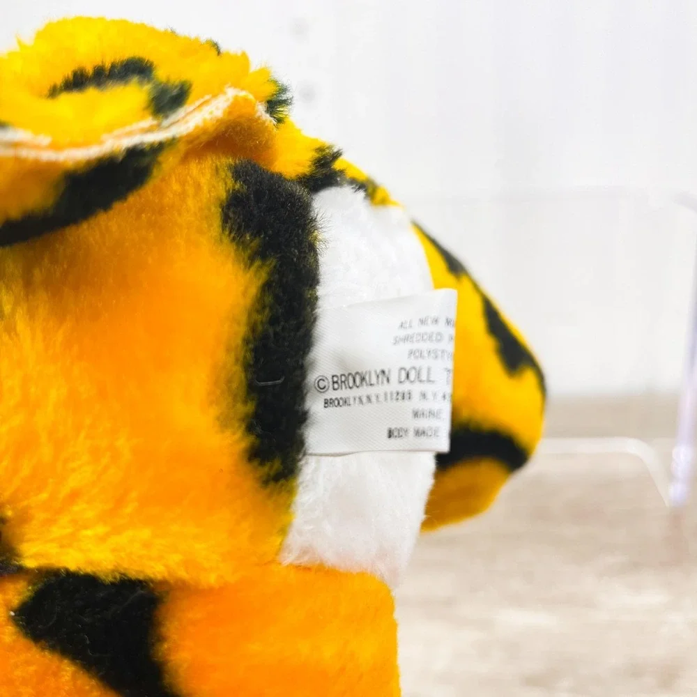 Vintage Brooklyn‎ Doll Cheetah Plush Wonky Tiger Plushie 1987